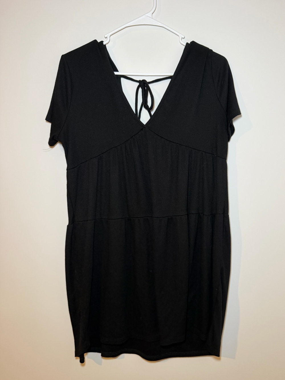 Saints 21 Black Tiered Babydoll Dress Women’s Large